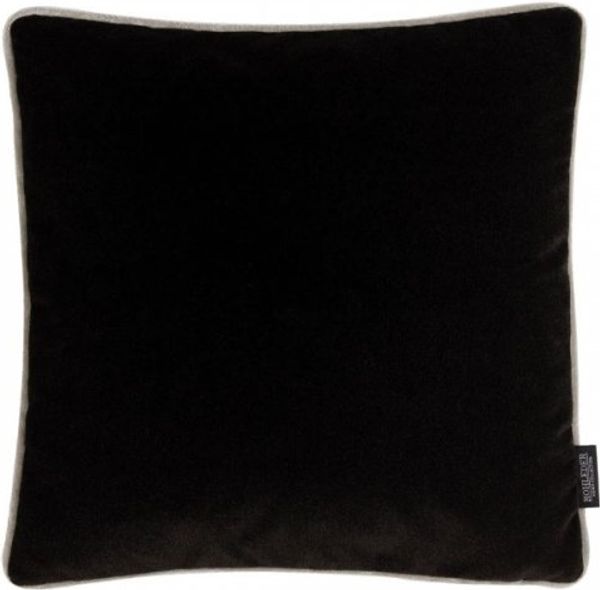 Rohleder Kissenhülle Samt Big Cloud Crow Schwarz (50x50 cm) 00610-0003-050050-01