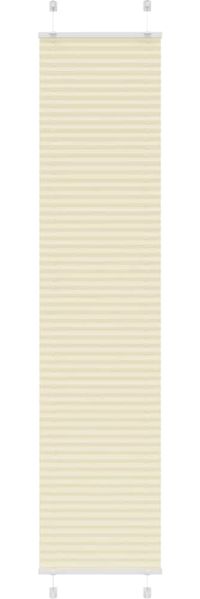 vidaXL Plissee Creme 50x200 cm Stoffbreite 49,4 cm Polyester 4015303