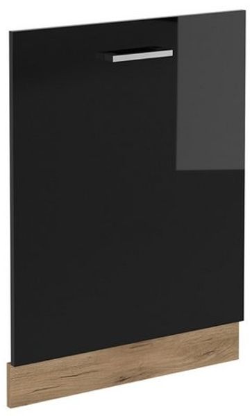 Geschirrspülblende R-Line Schwarz Hochglanz 60 cm ohne Arbeitsplatte Vicco Bild 4
