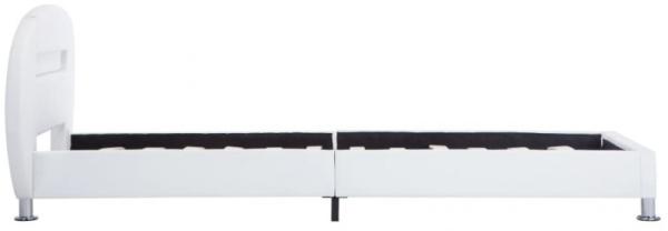 vidaXL Bettgestell mit LED Weiß Kunstleder 100x200 cm 285433 Bild 11