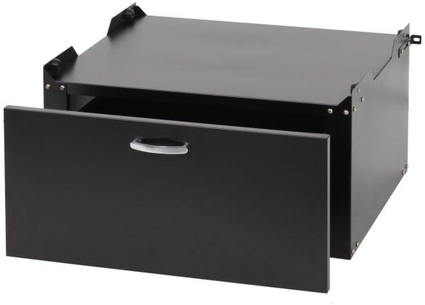 Mendler 'HWC-E50' Waschmaschinenunterschrank mit Schublade, Stahl schwarz, 33 x 61 x 52 cm