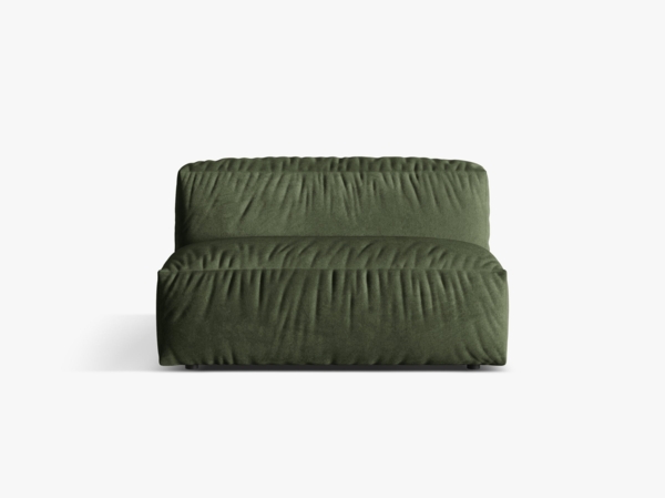 Micadoni Modul Martina 1-Sitzer Groß Samt Grün