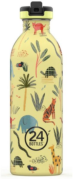 24 Bottles Trinkflasche Kids Urban Bottle Jungle Friends 500ml