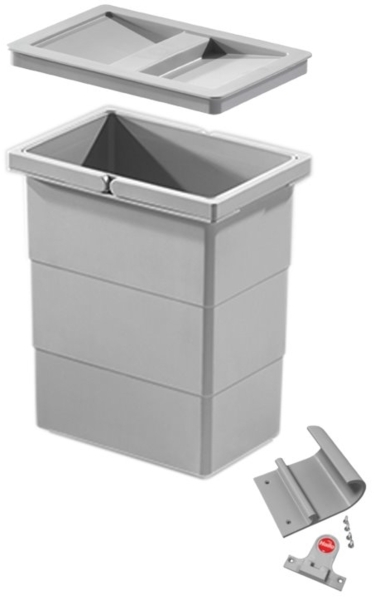 Hailo Inneneimer 1093475 ReadyBin 18 L 320x226x295 mm incl. Wandhalter