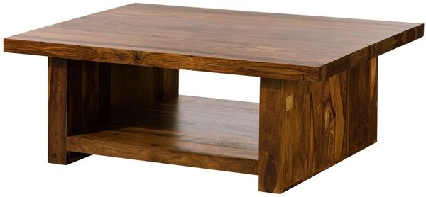 Couchtisch Sheesham 120x85x43 walnuss lackiert DUKE #119