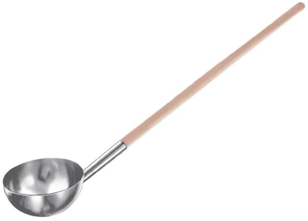 Contacto Edelstahl Schöpfkelle 25cm mit Holzstiel