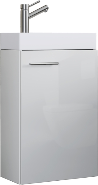 VCM Badmöbel Waschtisch Slito 918217 Weiß H. 60 x B. 41 x T. 22 cm