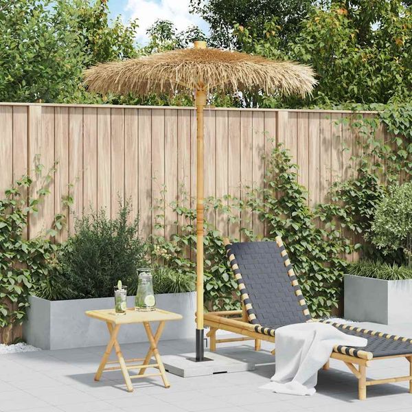 vidaXL Tiki-Schirm mit Bananenblatt-Dach 150 cm Bambus 4108222