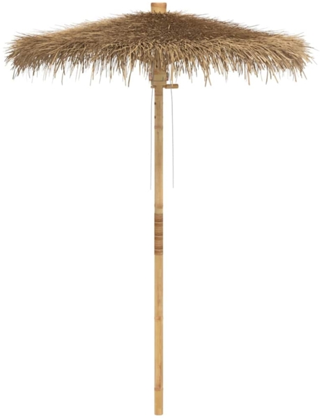 vidaXL Tiki-Schirm mit Bananenblatt-Dach 150 cm Bambus 4108222