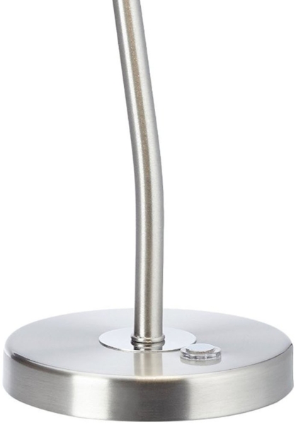 Schicke 4 Watt LED Tischleuchte in Nickel matt Bild 5