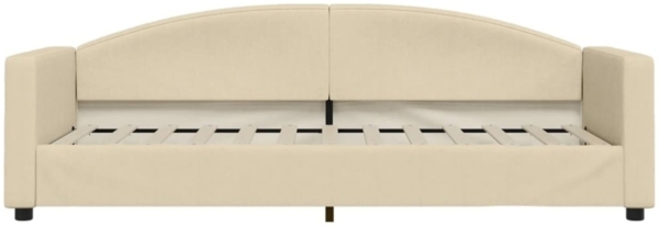 vidaXL Tagesbett Ausziehbar mit Schubladen Creme 80x200 cm Stoff 3197223 Bild 5