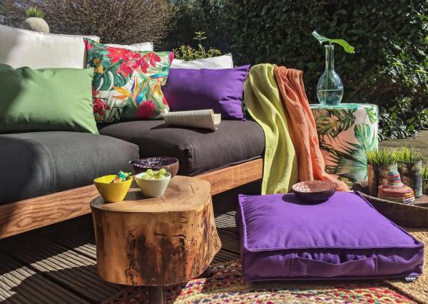 H.O.C.K. Dekokissen Classic Uni, Kissenhülle mit Füllung, 1 Stück, 60/40 cm