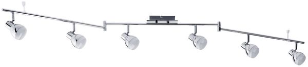 Paulmann LED Deckenlampe Deckenleuchten 6x 4,6W Silber 3000K warmweiß entspricht6x 30W6456 Bild 4