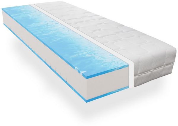 Gelschaummatratze BeMeo Gel Luxus-Matratze besonders hochwertig Single- und Ehebetten, BeMeo, 24 cm hoch, 100 TAGE PROBESCHLAFEN, 100% Made in Germany 80x200, Versand 0