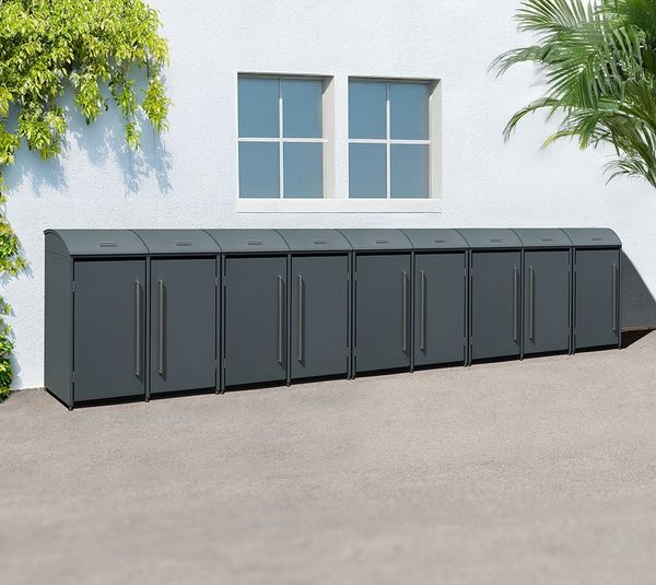 Westmann Metall Mülltonnenbox Moderna 9 | 9x240 L