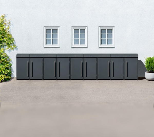 Westmann Metall Mülltonnenbox Moderna 9 | 9x240 L