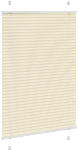 vidaXL Plissee Creme 100x150 cm Stoffbreite 99,4 cm Polyester 4015296 Bild 3