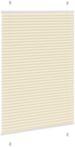 vidaXL Plissee Creme 100x150 cm Stoffbreite 99,4 cm Polyester 4015296 Bild 4