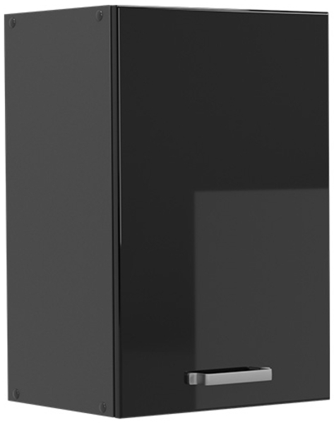 Hängeschrank R-Line Schwarz Hochglanz 40 cm Vicco