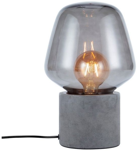 Nordlux Tischleuchte Christina 20 Tischlampe Glas Beton E27, ohne Leuchtmittel