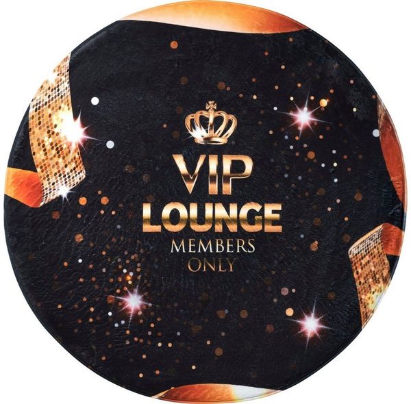 Sanilo Schaum-Badematte rund VIP-Lounge, Höhe 15 mm, Memory Schaum, rutschhemmend beschichtet, fußbodenheizungsgeeignet, schnell trocknend, strapazierfähig, rund, super weich, kräftige Farben, rutschhemmend, waschbar, Ø80cm
