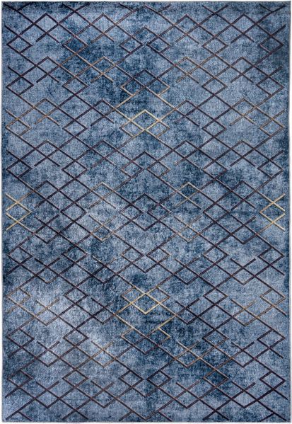 Mazovia Designteppich Modern Teppich für Wohnzimmer, Schlafzimmer, Esszimmer, 80 x 150 cm, Kurflor, Waschbar in Waschmaschine, Höhe 5 mm, Rutschfest