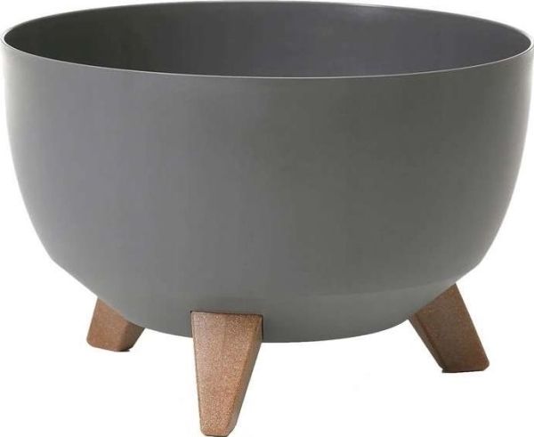 Lamela Roma Blumentopf 882-82 Kunststoff Ø 47 cm dunkelgrau