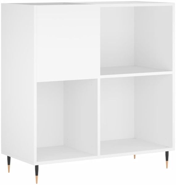 vidaXL Plattenschrank Weiß 84,5x38x89 cm Holzwerkstoff 831764 Bild 2
