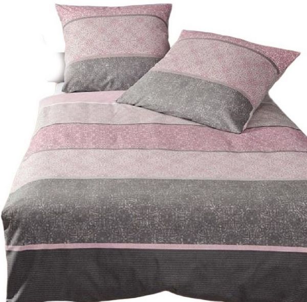 soma Bettwäsche Bettbezug 135x200 80x80 biber gestreift warm sale bieber Streifen, Biber, 2 teilig, Warme Biber Flanell Bettwäsche 135x200 Herbst Winter kuschelig weich