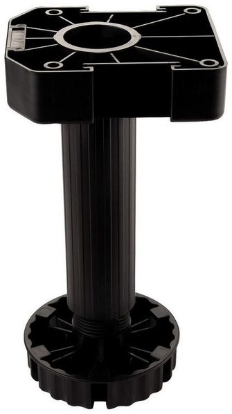 SO-TECH® Möbelfuß Sockelfuß Höhe 185 mm Stellfuß verstellbar, (40-St), inkl. 10 Sockelbefestigungsclip