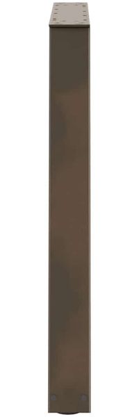 vidaXL Esstischbeine V-Form 2 Stück Naturstahl 80x(72-73,3) cm Stahl 4012575 Bild 6