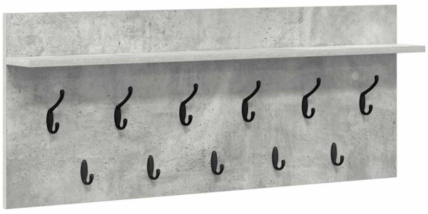 vidaXL Wandmontierter nachttisch mit Regal Beton Grau 100 x 40 x 12 cm 874446