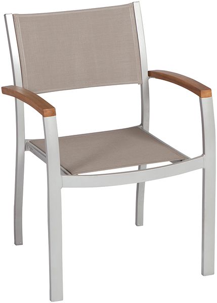 Naxos Stapelsessel, 2er Set, taupe