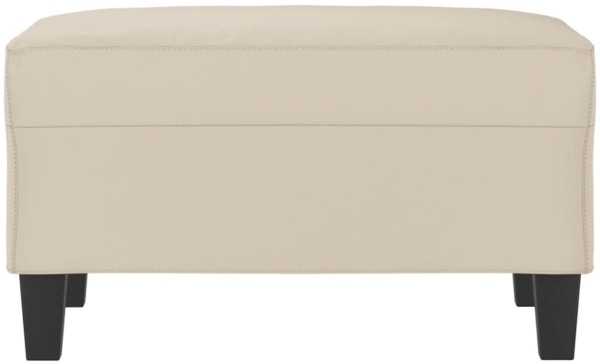 vidaXL Fußhocker Creme 70x55x41 cm Mikrofasergewebe 349365 Bild 7