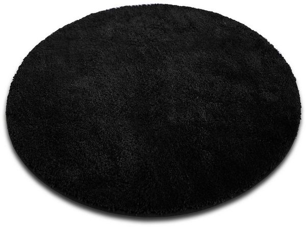 Karat Badematte Bari Hazy, Rund, Badteppich, Viele verschiedene Farben & Größen, Höhe 30 mm, Weicher & dichter Flor, Polyester, Mikrofaser, Rund, besonders weich durch Mikrofaser