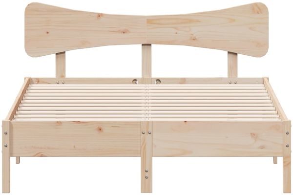 vidaXL Massivholzbett ohne Matratze 120x200 cm Kiefernholz 3328235 Bild 4