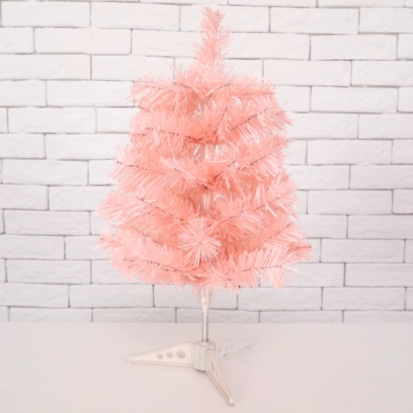 ABC 45 cm simulierter Weihnachtsbaum (pink), Mini-Weihnachtsbaum für Dekoration Bild 1