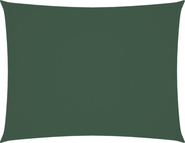 vidaXL Sonnensegel Oxford-Gewebe Rechteckig 4x5 m Dunkelgrün 135491