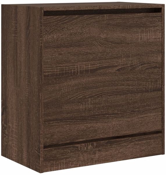 vidaXL Schuhschrank Braun Eichen-Optik 60x34x63,5 cm Holzwerkstoff 839944 Bild 4