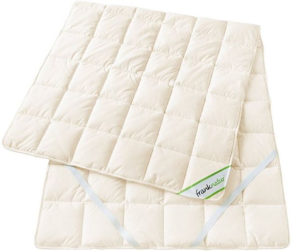 franknatur, Topper Auflage Lyocell / Tencel, Lyocell, Unterbett mit Lyocell-Füllung für ganzjährige Nutzung