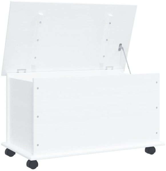vidaXL Truhe mit Rollen ALTA Weiß 73x39,5x43 cm Massivholz Kiefer 353928