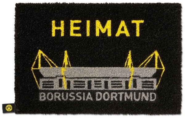 BVB Fußmatte BVB-Fußmatte, rechteckig, Höhe: 2 mm