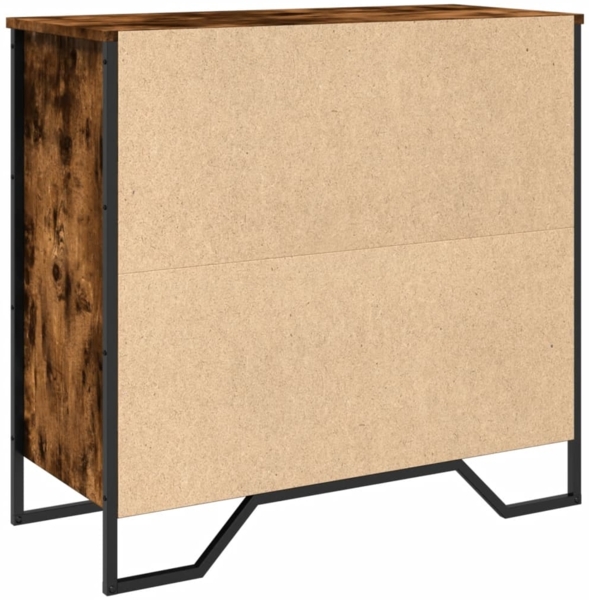 vidaXL Sideboard Räuchereiche 79,5x35,5x74,5 cm Holzwerkstoff 848546 Bild 6