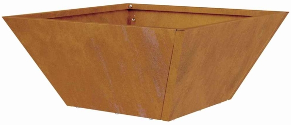 vidaXL Garten-Pflanzgefäß Rostig 35 x 35 x 15 cm Wetterfeststahl 873808 Bild 7