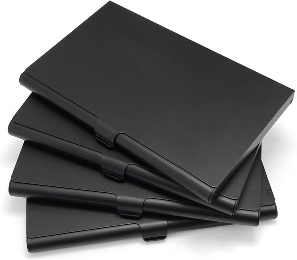 Aufbewahrungsbox, Aluminium, Schwarz