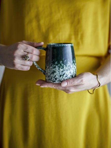 CREATIVE COLLECTION Winnie Becher Bunt Steingut