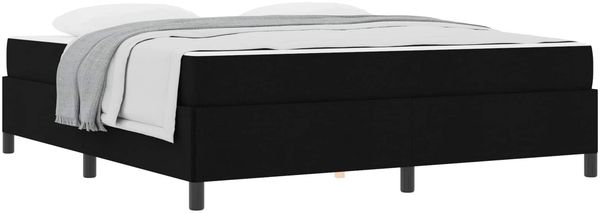 vidaXL Boxspringbett Schwarz 180 x 200 cm Stoff 3398880 Bild 2