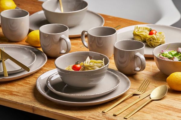 van Well Schale Urban, 15 cm, 4 Stück, Steinzeug, (Set, 4-tlg), spülmaschinengeeignet