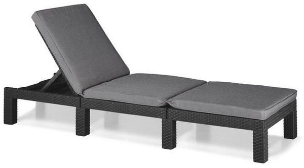 Keter Sonnenliege mit Auflage Daytona Graphit 441306