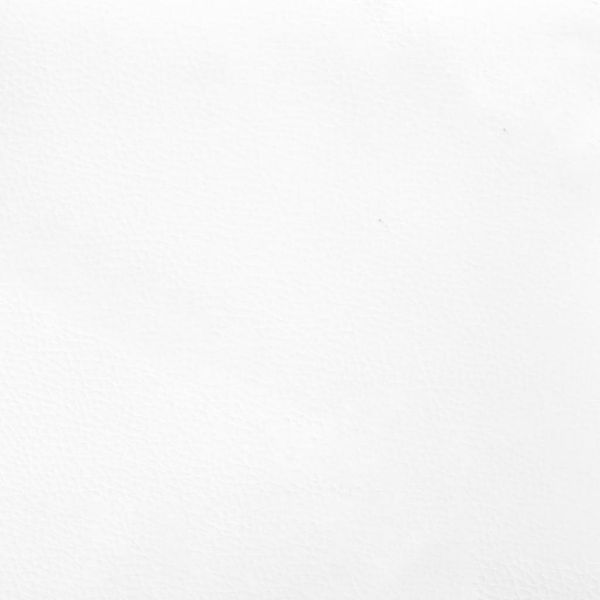 Doppelbett, Polsterbett mit Kopfteil Kunstleder Weiß 140x200 cm Bild 11